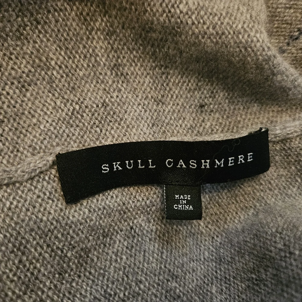 Skull Cashmere Infinity‎ Scarf